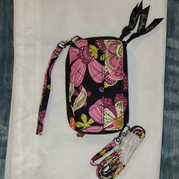Vera Bradley wallet with 2 straps - Picture 1 of 9